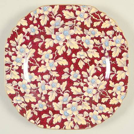 Royal Brocade Square Bread & Butter Plate