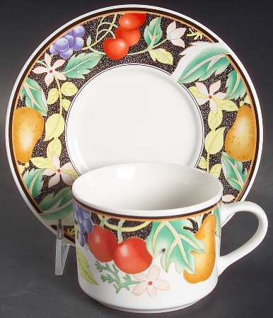 Cocktail Flat Cup & Saucer Set