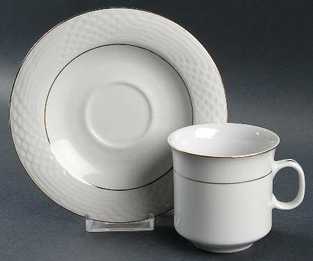 Jewel Flat Cup & Saucer Set