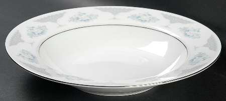 Sapphire Rim Soup Bowl