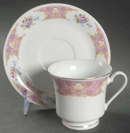 Spring Garden Footed Cup & Saucer Set