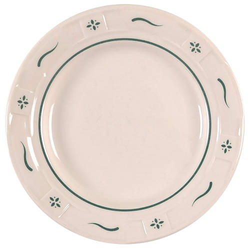 Woven Traditions Heritage Green Bread & Butter Plate