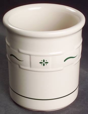 Woven Traditions Heritage Green 5" Utensil Holder