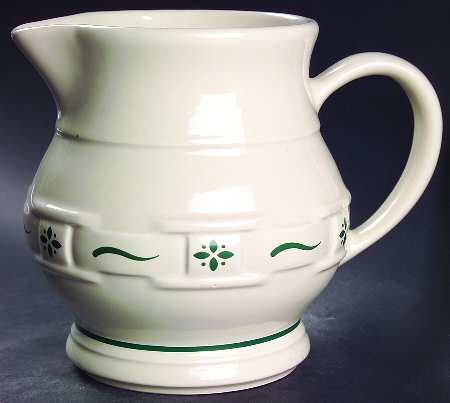 Woven Traditions Heritage Green 32 Oz Pitcher