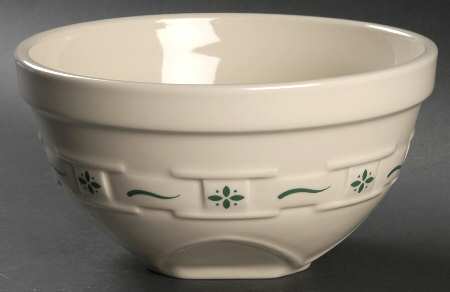 Woven Traditions Heritage Green 8" Mixing Bowl