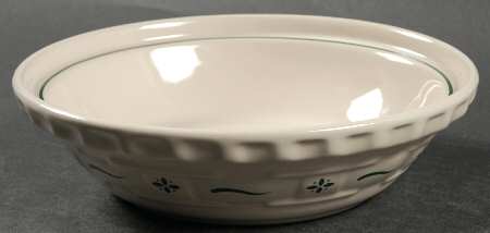 Woven Traditions Heritage Green 7" Pie Baking Plate
