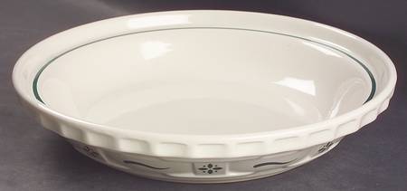 Woven Traditions Heritage Green 10" Pie Baking Plate