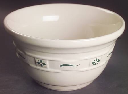 Woven Traditions Heritage Green 8" Mixing Bowl