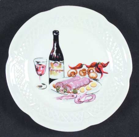 Wine & Cheese Canape Plate