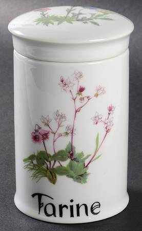 Wild Flower Flour Canister & Lid