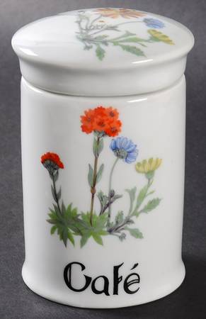 Wild Flower Coffee Canister & Lid