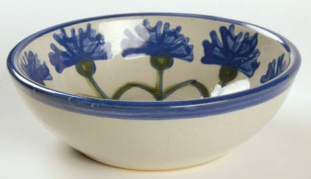 Bachelor Button Coupe Cereal Bowl