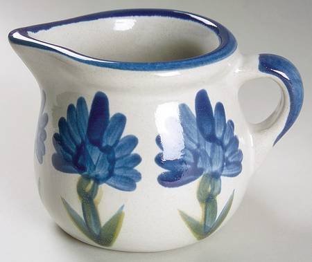 Bachelor Button Creamer
