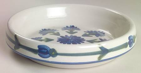 Bachelor Button Pie Serving Plate