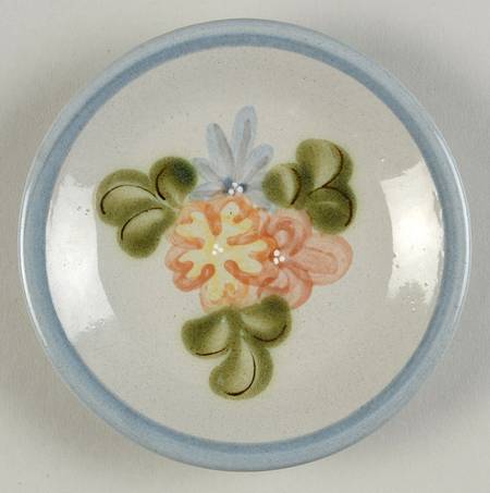 Country Flower Blue Coaster
