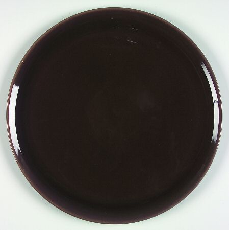California Life Brown (USA) 13" Chop Plate (Round Platter) by Laurel (USA)