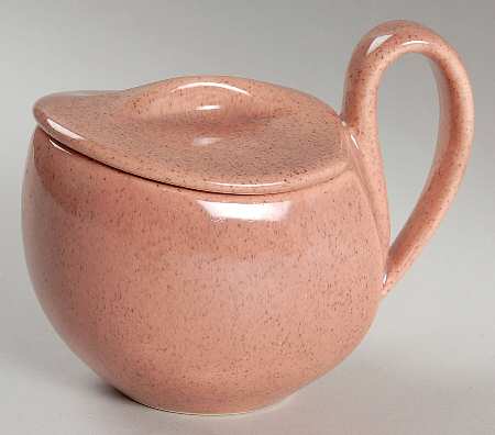 California Life Coral (USA) Sugar Bowl & Lid