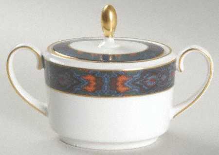 King Charles Paisley Sugar Bowl & Lid