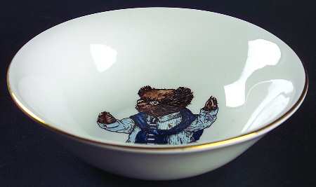 Polo Bear (Gold Trim, No Text on Front) Coupe Cereal Bowl