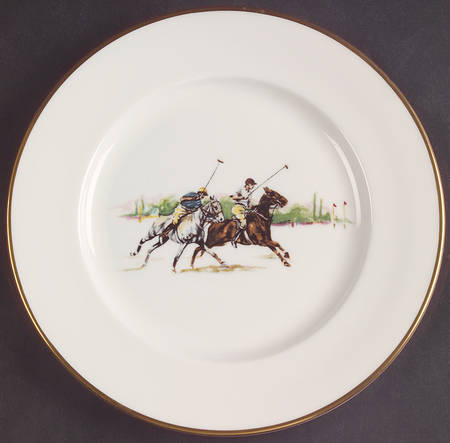 Polo Scene Salad Plate