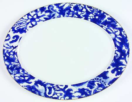 Round Hill 16" Oval Serving Platter