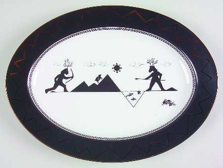 Basketmaker III 14" Oval Serving Platter