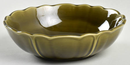 Louis XV Green Coupe Soup Bowl
