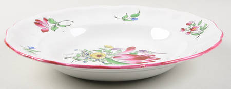 Old Strasbourg (Off White Background) Large Rim Soup Bowl