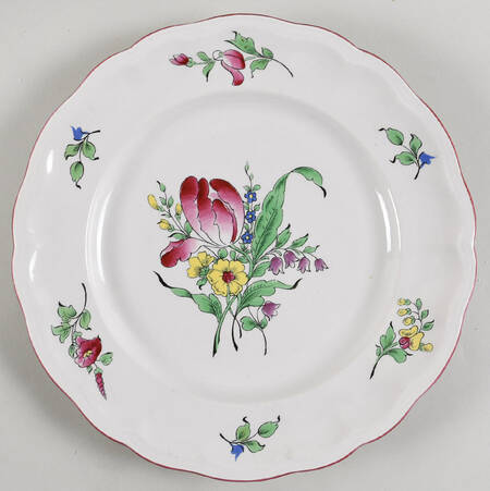 Old Strasbourg (Off White Background) Dinner Plate