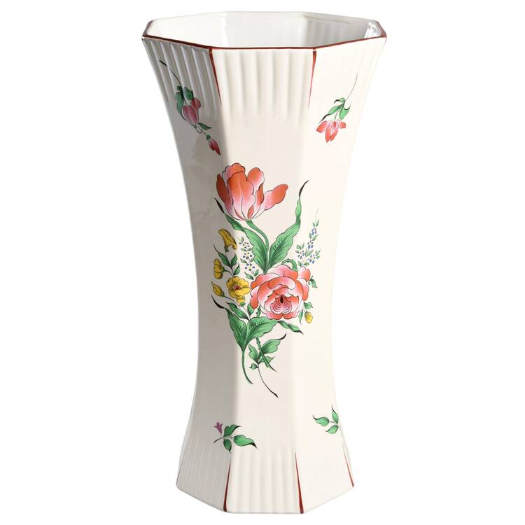 Old Strasbourg (Off White Background) 17" Vase