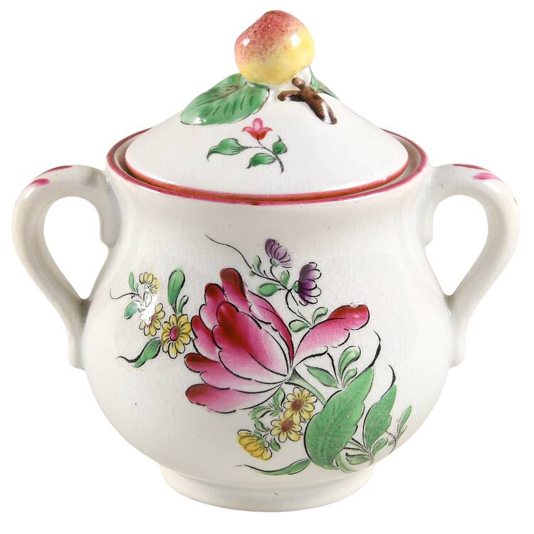 Old Strasbourg (Off White Background) Sugar Bowl & Lid