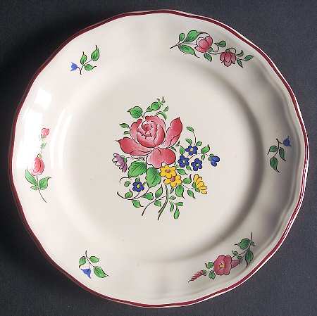 Old Strasbourg (Off White Background) Bread & Butter Plate