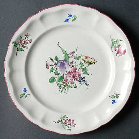 Old Strasbourg (Off White Background) Luncheon Plate