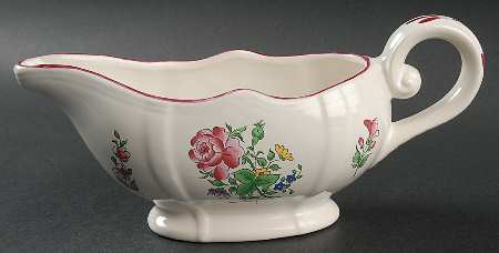 Old Strasbourg (Off White Background) Gravy Boat