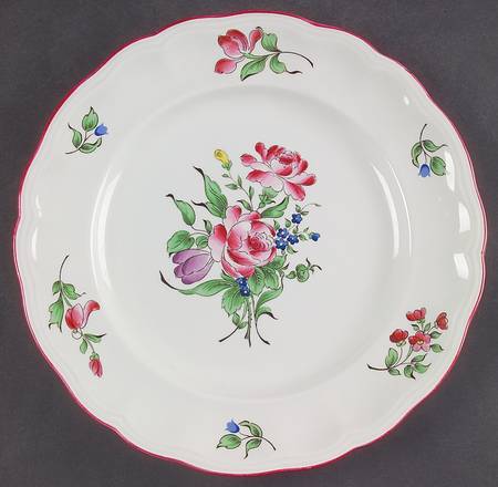 Old Strasbourg (Off White Background) Dinner Plate