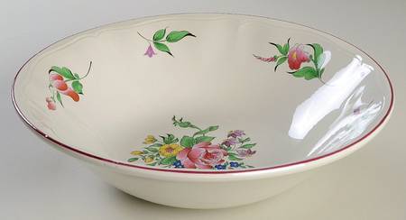 Old Strasbourg (Off White Background) Large Fruit Bowl