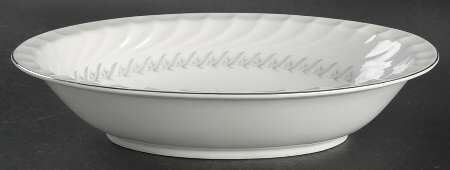Silouette 10" Oval Vegetable Bowl