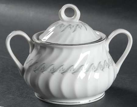 Silouette Sugar Bowl & Lid by Lynnbrooke