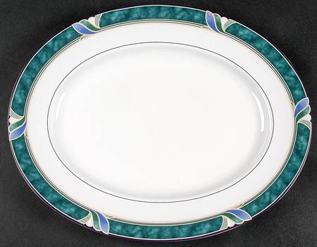 Emerald Bay 14" Oval Serving Platter