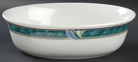 Emerald Bay 9" Oval Vegetable Bowl