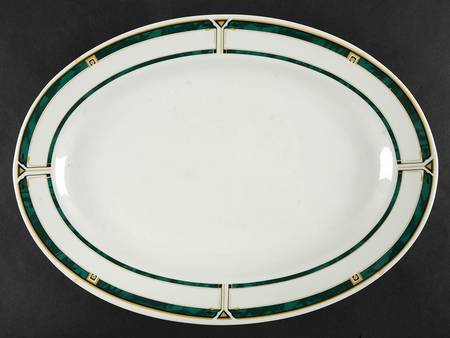 Sofia 14" Oval Serving Platter by Lynn's China