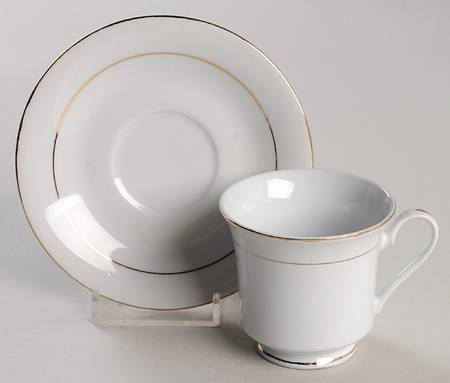Victoria Footed Demitasse Cup & Saucer Set