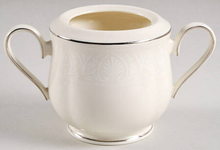 Courtyard Platinum Sugar Bowl No Lid