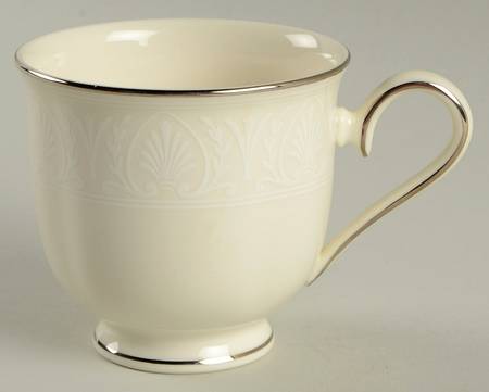 Courtyard Platinum Footed Cup by Lenox