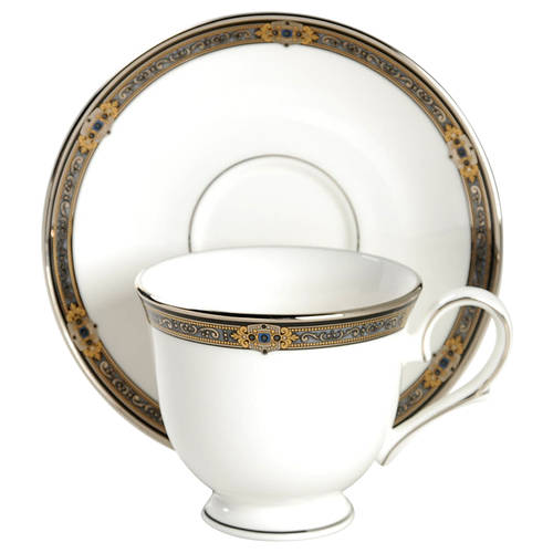 Footed Cup & Saucer Set
