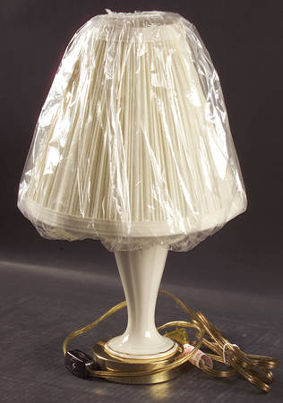 Petite Rose 12" Electric Lamp & Shade