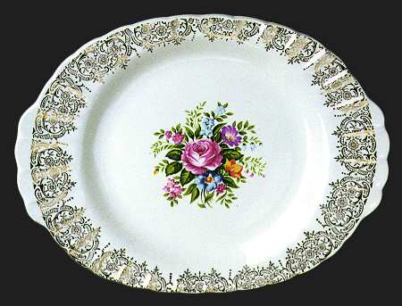 LIA17 14" Oval Serving Platter