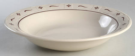 Woven Traditions Red 12" Large Salad Serving Bowl