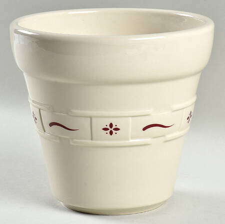Woven Traditions Red 6" Flower Pot No Underplate