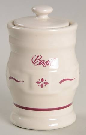 Woven Traditions Red Spice Jar Set Individual Jar & Lid